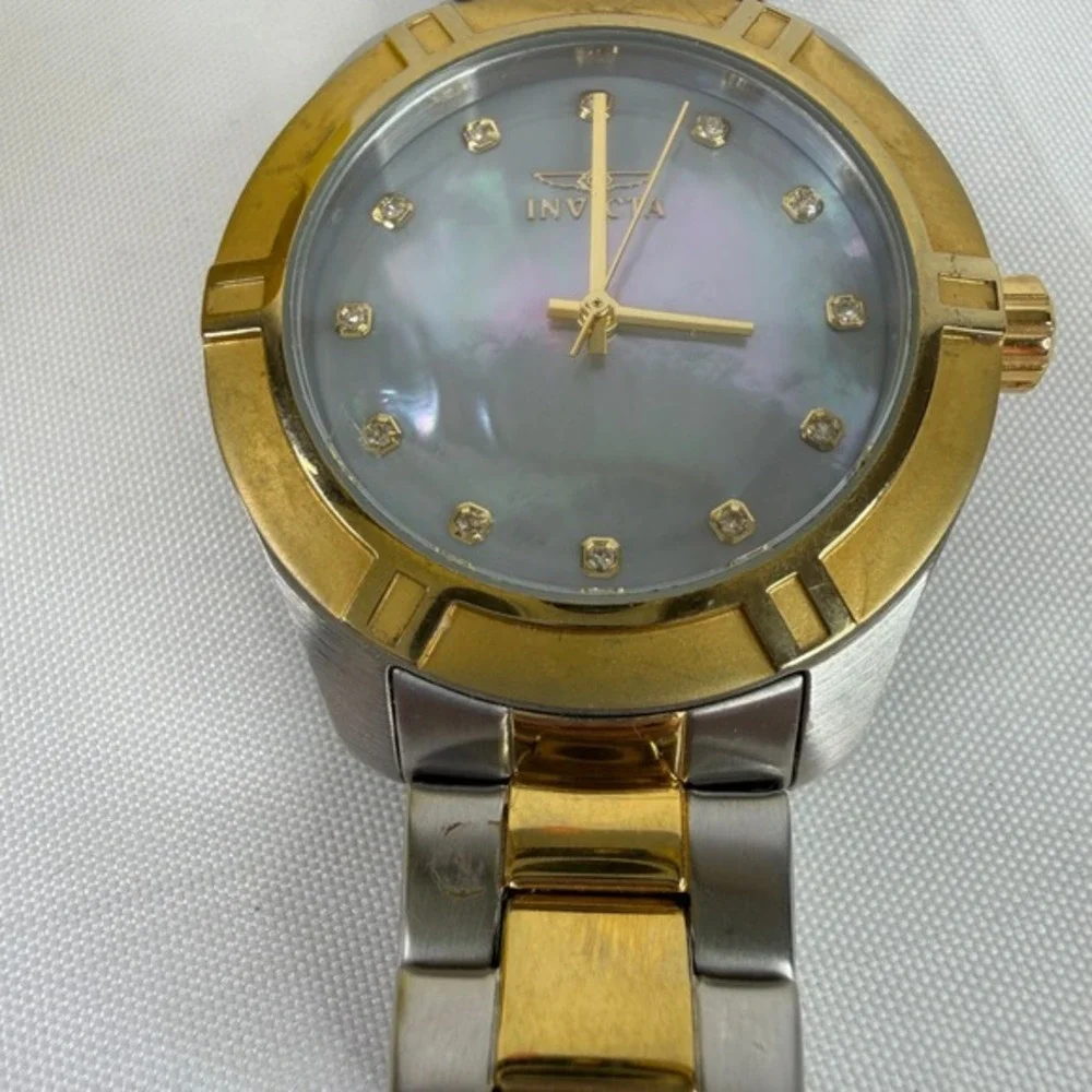 Invicta Pro Diver Watch Women One Size‎ Two Tone Silver Gold 18326